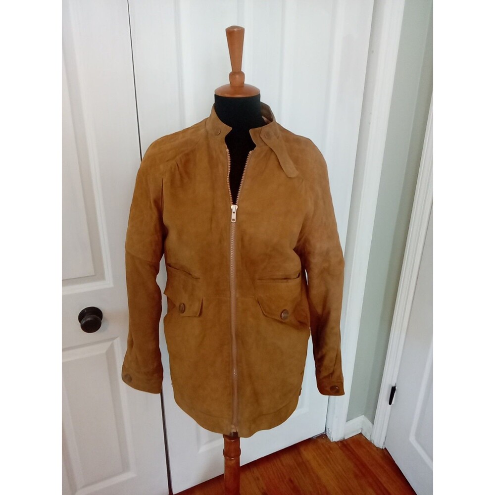 Vintage Brown Suede Women's Jacket Size 10.  Vintage From 80's /90's
